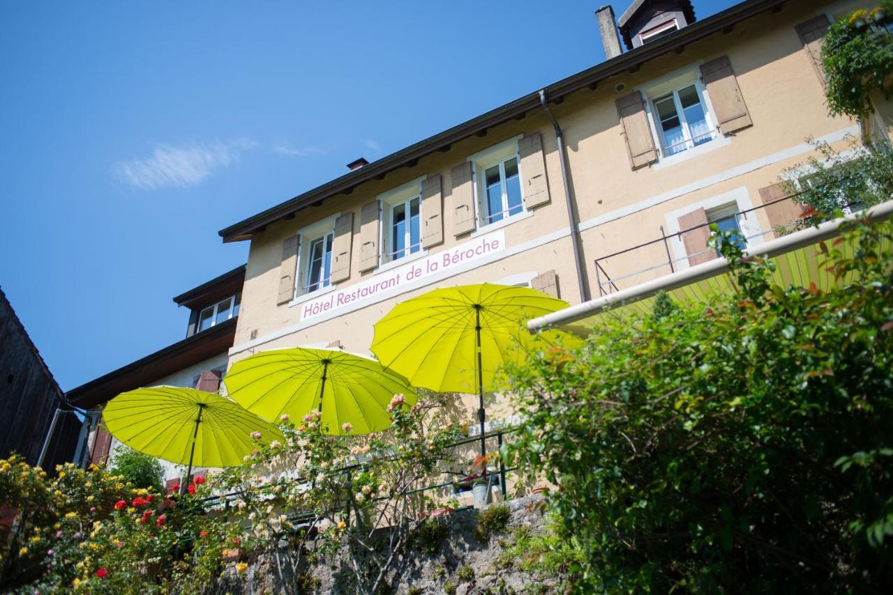 Hotel De La Beroche Saint-Aubin-Sauges Eksteriør billede